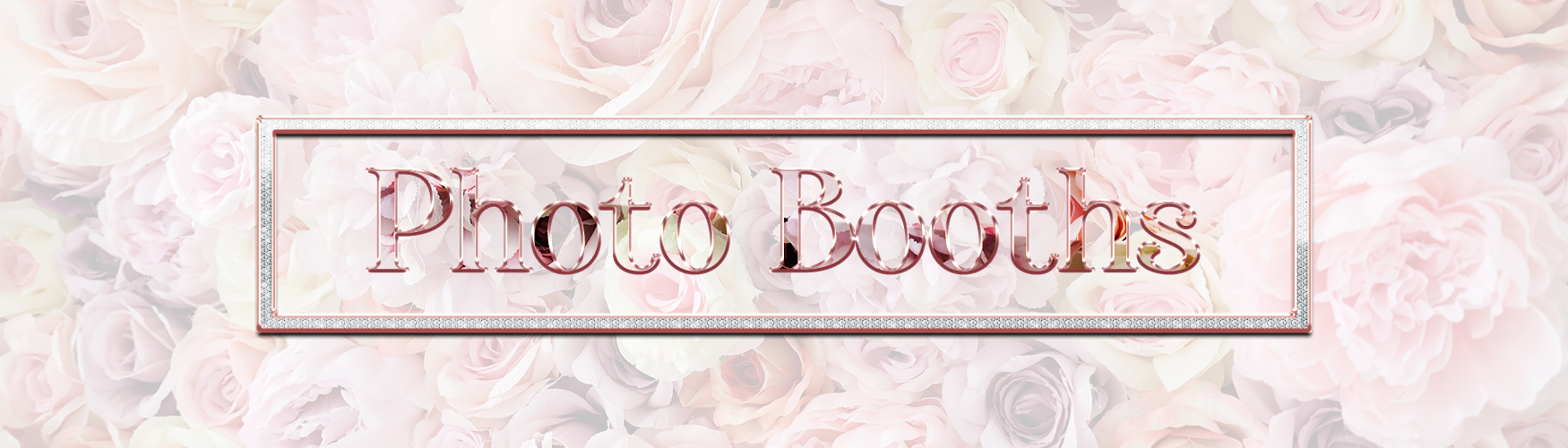 photo booth and flower wall rental header